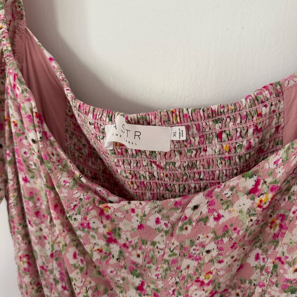 ASTR The Label Floral Pink Women's Dress - Picture 3 of 4